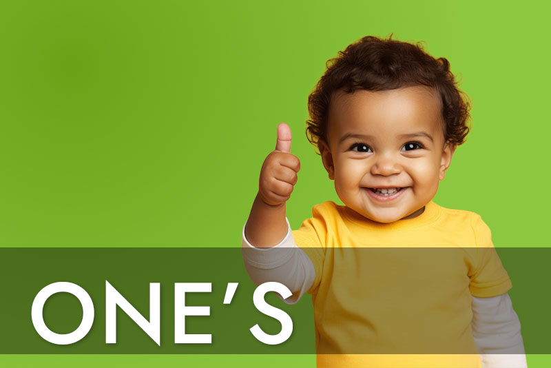 One year old child