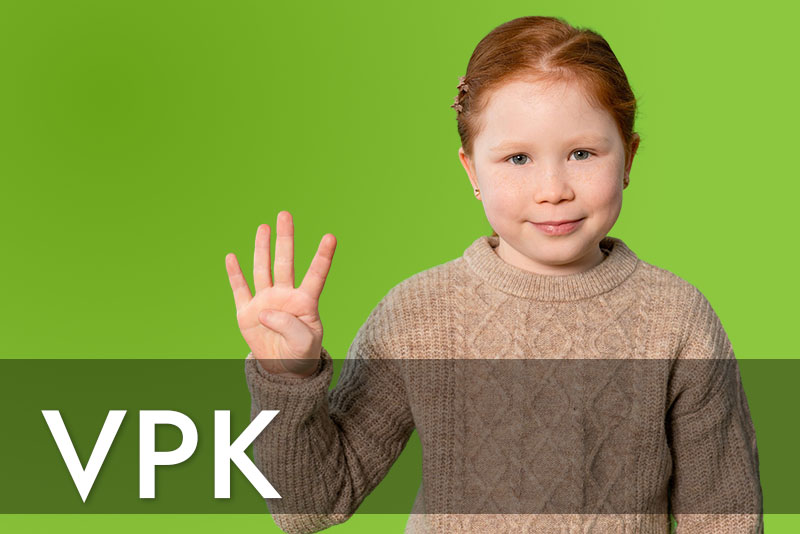Four year old, VPK child